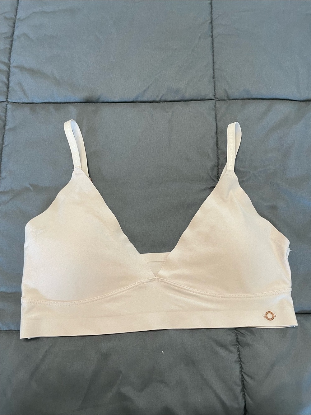 Danskin Intimates Light Nude Seamless Bralette Medium